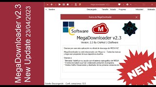 MegaDownloader v23  New MegaDownloader  MEGA sin limites  2023 [upl. by Uhn]