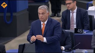 Strasbourgban a Plenáris ülésen mindenki örömmel fogadta Orbán Viktor Gulyásleves receptjét Paródia [upl. by Martynne64]