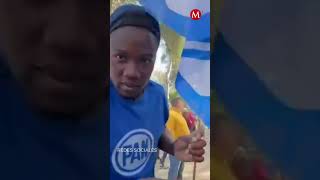 Captan a haitianos apoyando a Santiago Taboada en precampaña milenioshorts [upl. by Alejoa]