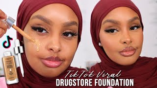 This Foundation Went Viral On TikTok 👀  LOREAL TRUE MATCH NUDE TINTED SERUM REVIEW  Jasmine Egal [upl. by Ainocal968]