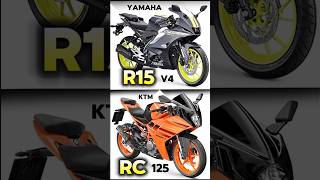 R15 vs RC 125  Which Is Better  Yamaha R15 vs KTM RC 125  r15 rc125 yashautocars automobile [upl. by Nomed]