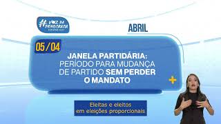 Calendário Eleitoral Janela Partidária [upl. by Melburn183]