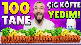 100 TANE ÇİĞ KÖFTE YEDİM  Yemekteyiz Discord 1 [upl. by Anala]