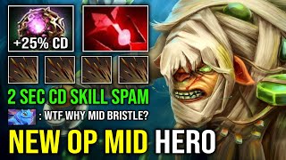 How to Solo Mid Bristleback 2 Second Skill Spam Nasal Goo 1v5 Unkillable OC Bloodstone Dota 2 [upl. by Robma109]