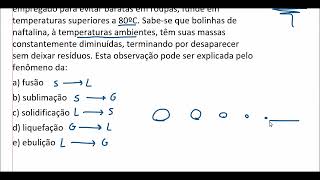 Naftaleno  Mudança de estado físico [upl. by Argile]