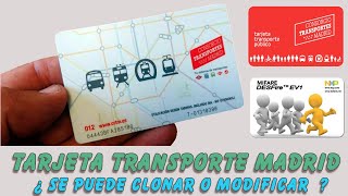 Tarjeta Transportes Madrid  Desfire EV1 [upl. by Ybhsa]