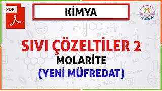 SIVI ÇÖZELTİLER 2 11SINIF 2020 AYT MOLARİTE YENİ MÜFREDAT [upl. by Inuat]