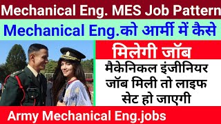 Mechanical Engineer MES exam pattern  military engineering service job pattern for mechanical eng [upl. by Philippine]