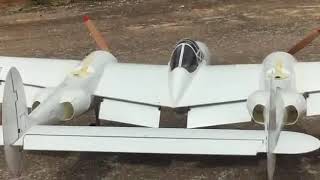 3100mmP38ngh60i2x2 Prototype first flight video [upl. by Ahsinek380]