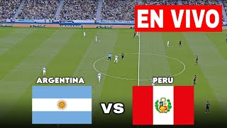 🔴 Argentina vs Perú EN VIVO  Eliminatorias 2024 [upl. by Forester]