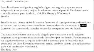 Los mejores servicios para escuchar música en linea gratis [upl. by Nosmoht539]