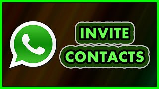 How to Invite a Contact to join WhatsApp  Android  2024 [upl. by Kissel955]