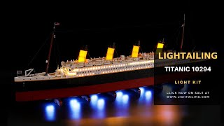 BriksMax Light Kit For Lego Titanic 10294 [upl. by Cannon88]