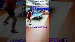 Fun Table Tennis 탁구 乒乓球 tabletennis pingpong sports worldtabletennis shorts [upl. by Licko]