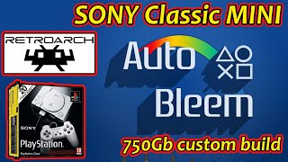 Sony PS Classic  Autobleem RetroArch and OpenBOR 750Gb custom build [upl. by Hen171]