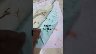 rayoncloth kerchief verysoft mosaikdesign [upl. by Triley]