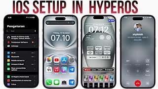 ios 16 setup in redmi hyperos ⚡ Detailed video ❤️‍🩹 No root ✔️ [upl. by Ditzel931]