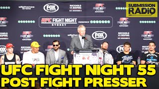 UFC Fight Night Rockhold vs Bisping Post Fight Press Conference [upl. by Sigismond69]