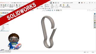 SOLIDWORKSCSWA練習問題SectionHProblem2 [upl. by Lucie]