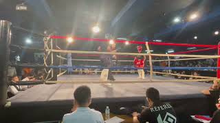 Amateur kickboxing 20240713 550kg over 40s 1 day tournament semi final [upl. by Acalia]