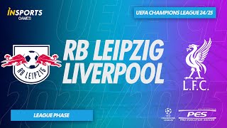 RB Leipzig vs Liverpool  UEFA Champions League 202425 [upl. by Ennasor782]