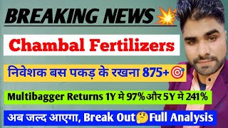 Chambal fertilizers share news🔥chambal fertilizer share💥chambal fertilisers fertilizer chemicals [upl. by Breger155]