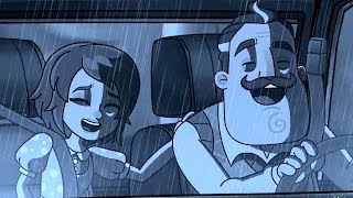 The SAD STORY of Neighbor in Welcome To Raven Brooks  Hello Neighbor Cutscenes [upl. by Nanette]