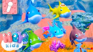 Baby Shark KARAOKE  Animal Song for Kids  Hey Kids Nursery Rhymes [upl. by Aspa]