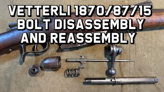 Vetterli 18708715 Bolt Disassembly and Reassembly [upl. by Alilak]