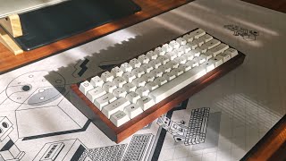 Tofu60 Walnut Oring Mounted with Auralite Switches PC Plate amp EPBT ModernJa Sound Test [upl. by Rufford701]