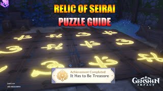 Relic of Seirai Rune Puzzle Guide  Genshin Impact [upl. by Laertnom]