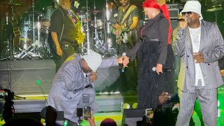 Busy Signal Saluted Marcia Griffiths On Her 60th CelebrationLive Performance Hope Gardens [upl. by Rehpotsrik]