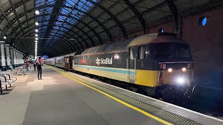 LSL Class 47712  Class 47810 with The Statesman Rail depart Darlington on Appleby to Leeds [upl. by Damien]