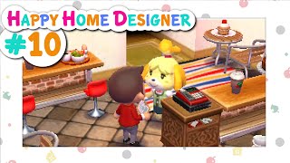 Animal Crossing Happy Home Designer   10  The Towns Café [upl. by Raybourne]