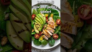 Insalata di avocado pollo e spinaci 🥬​🥑​🍗 [upl. by Yajiv]