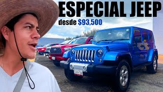 Precios Autos JEEP en Tianguis Autos Pachuca  Ofertas desde 93500  Arre Canales [upl. by Bennink]