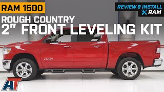 20192020 RAM 1500 4WD Rough Country 2 in Front Leveling Kit wo Air Ride Review amp Install [upl. by Seen827]