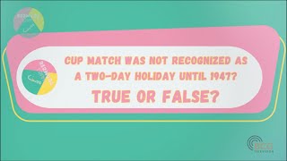 Bermudas Cup Match holiday wasnt recognized until when [upl. by Alemaj]