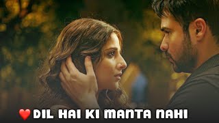 ❤️ Dil hai ki manta nahi  90s Bollywood Love Song  love mashup song  Trending reels song 💔 [upl. by Bobbe817]