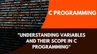 Storage class and Their Scope in C Programmingquot [upl. by Trula]