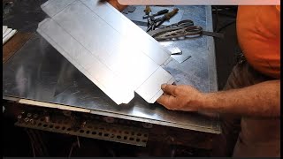 Lets Build A Simple Sheet Metal Tool Tray [upl. by Higinbotham765]