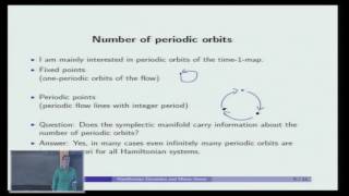 Hamiltonian Dynamics and Morse theory  Doris Hein [upl. by Doble]