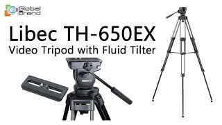 Libec TH650EX Video Tripod with Fluid Tilter  Global Brand Pvt Ltd [upl. by Elspeth]