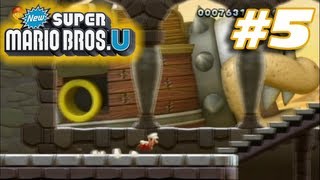 New Super Mario Bros U Playthrough  Part 5 [upl. by Melli841]