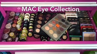 MAC Eye Makeup Collection  Eyeshadow Palettes Pigments Paint Pots amp Fluidlines [upl. by Eibrab]