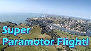 Just my Fifth Paramotor Flight but it was ACE SJCam SJ 7Star [upl. by Airdnua274]