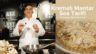 Kremalı Mantar Sos Tarifi Creamy Mushroom [upl. by Theodore620]