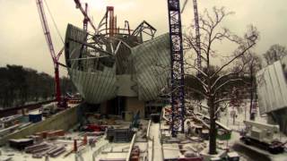 Time Lapse of the Fondation Louis Vuitton [upl. by Nysilla193]