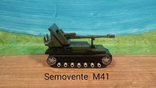 лего танкquotSemoventequot M41сборкаLego tank quotSemoventequot M41sborka [upl. by Seleta536]