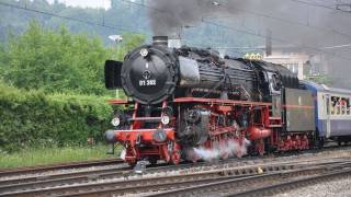 Pacific 01 202 In Wettingen Forward To Zurich 04Juni 2011 Dampfschnellzug „Zürichseequot [upl. by Rocher491]